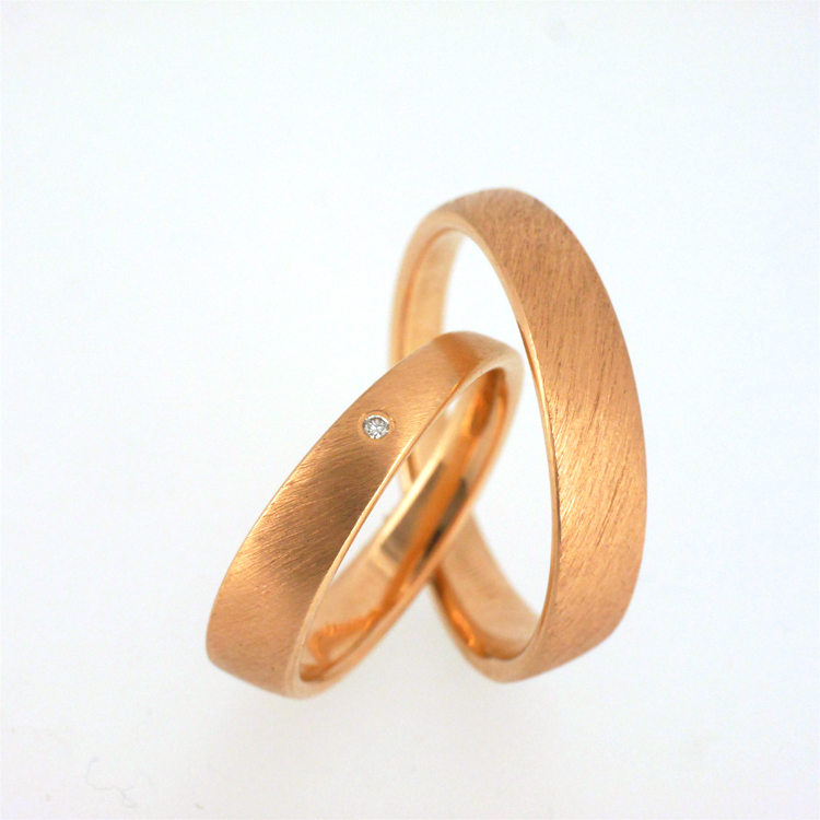 ergonomische Trauringe Kollektion A-Form