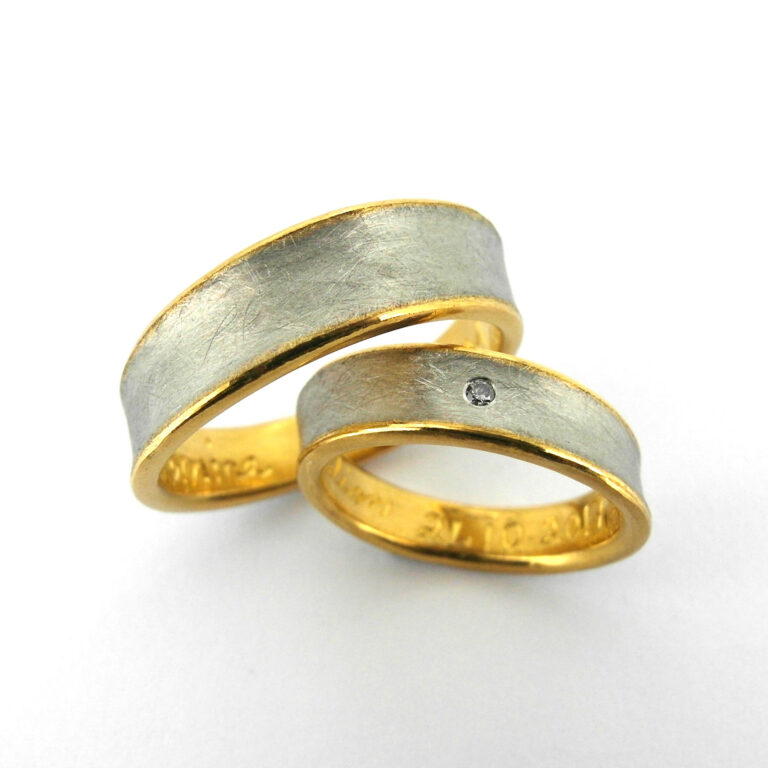 ergonomische Trauringe Kollektion Individudal Konkav